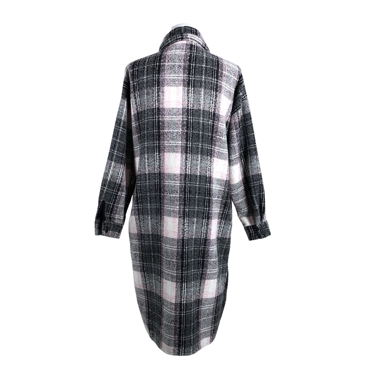 Unisex Ichi - Villane mantel, suurus 38 - Heleroosa (2)