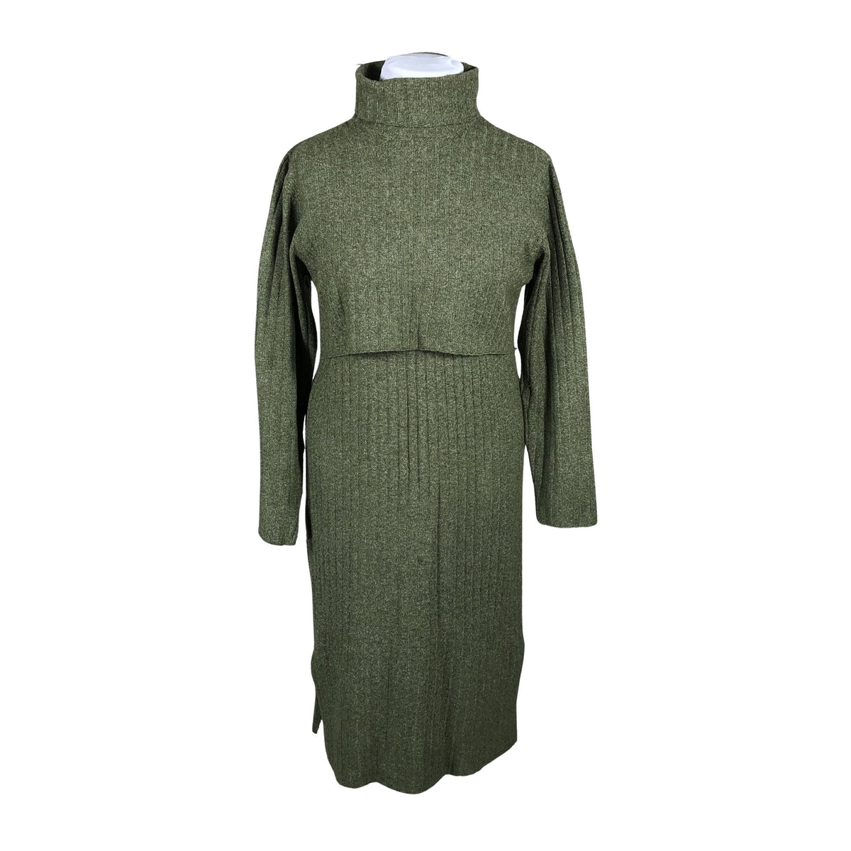 Unisex Mama Licious - Kootud kleit, suurus 42 - Roheline (1)