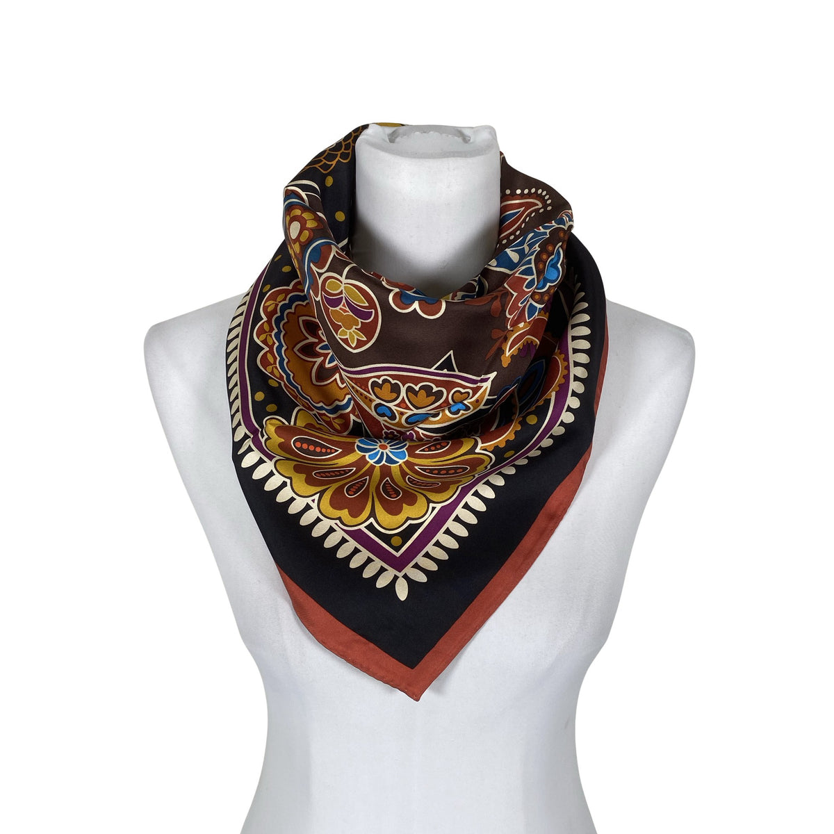 Unisex Vera Bradley - Õhuke sall, suurus Midi - Must (1)