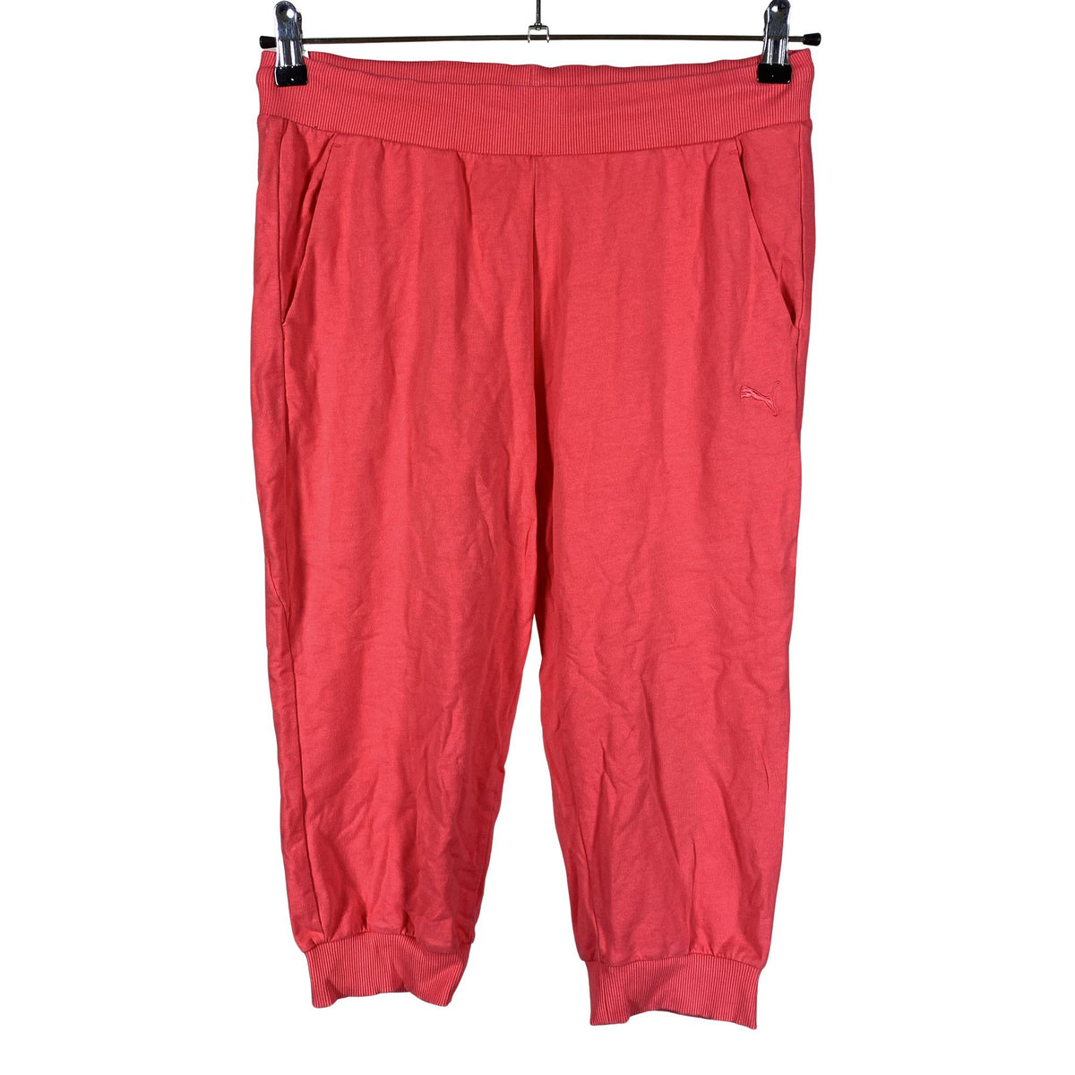 Unisex Puma - Trikotaažist poolpikad püksid, suurus 38 - Roosa (1)