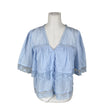 Unisex Marks&Spencer - Lühikeste käistega pluus, suurus 40 - Helesinine ()