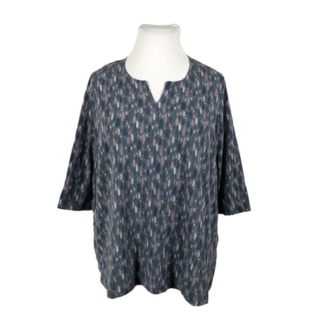 Unisex Ulla Popken - Trikotaažist pluus, suurus 46 - Helesinine ()
