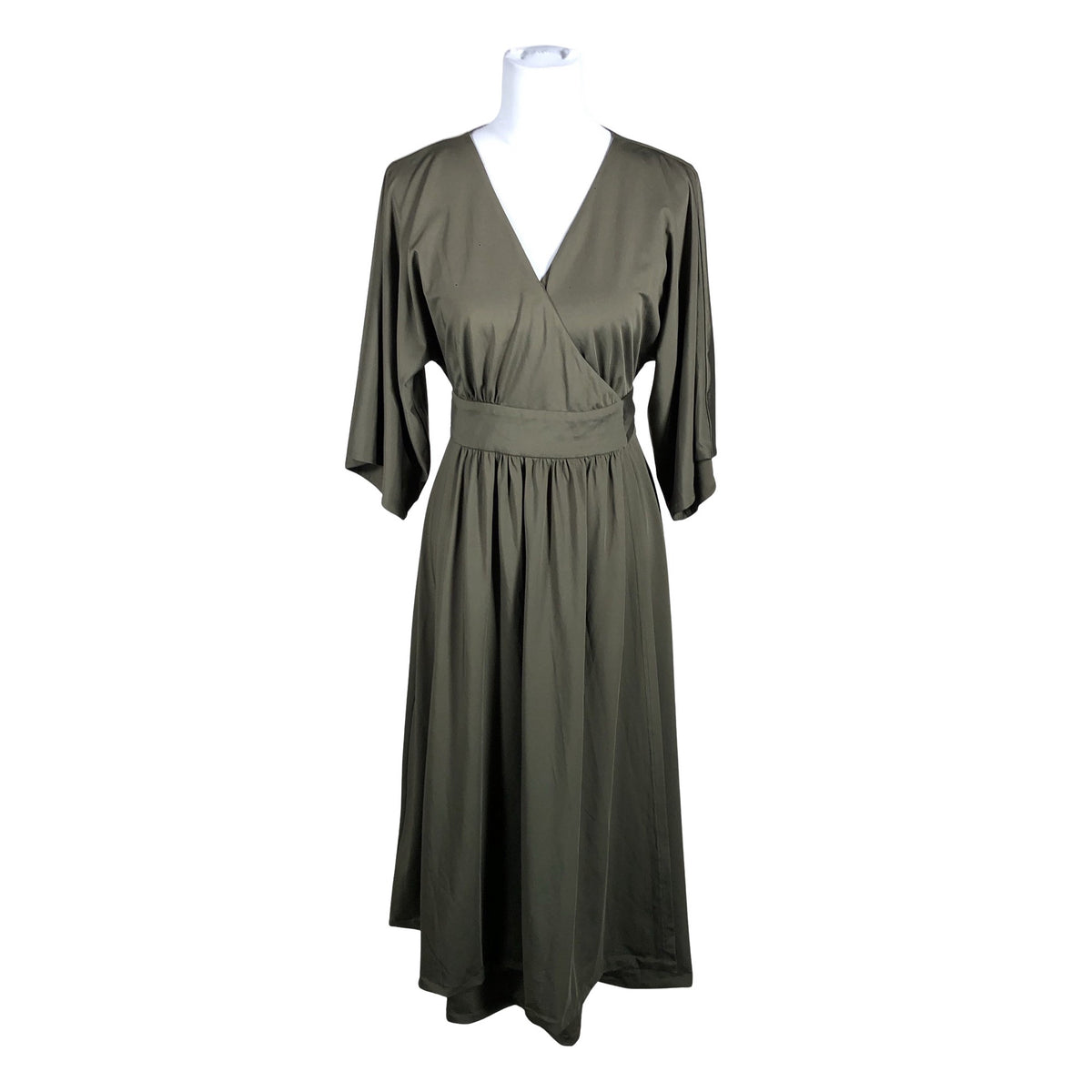 Unisex By Malina - Trikotaažist kleit, suurus 36 - Pruun (1)