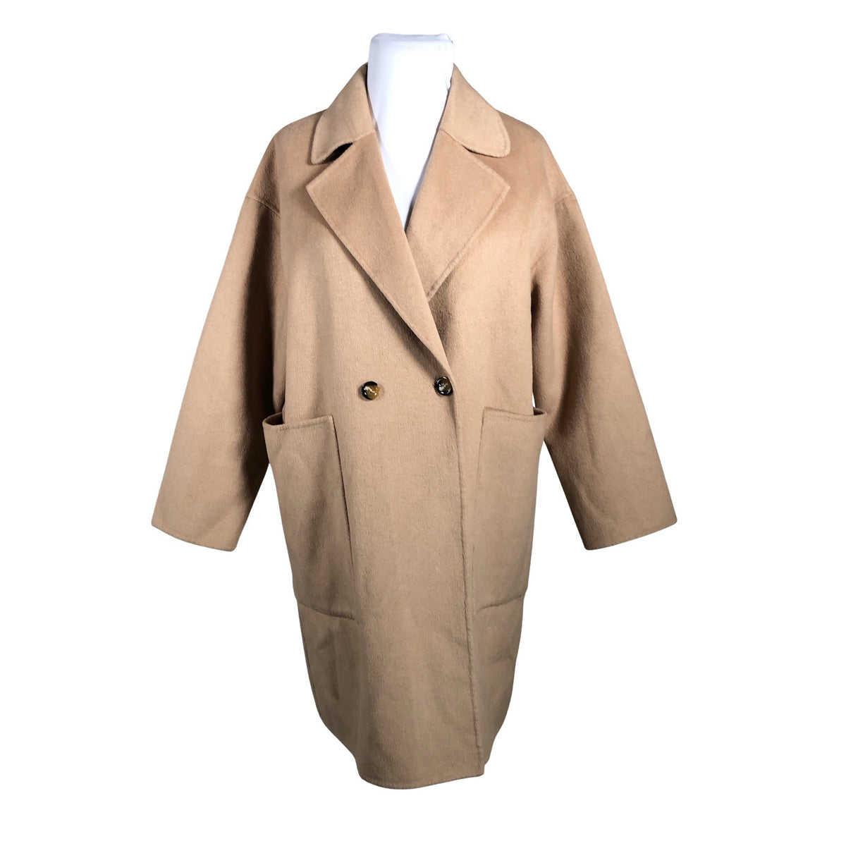 Unisex Cut & Pret - Villane mantel, suurus 44 - Pruun (1)
