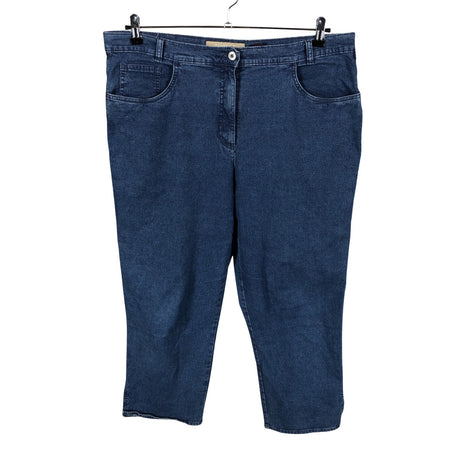 Unisex Robell - Teksast poolpikad püksid, suurus 48 - Sinine ()