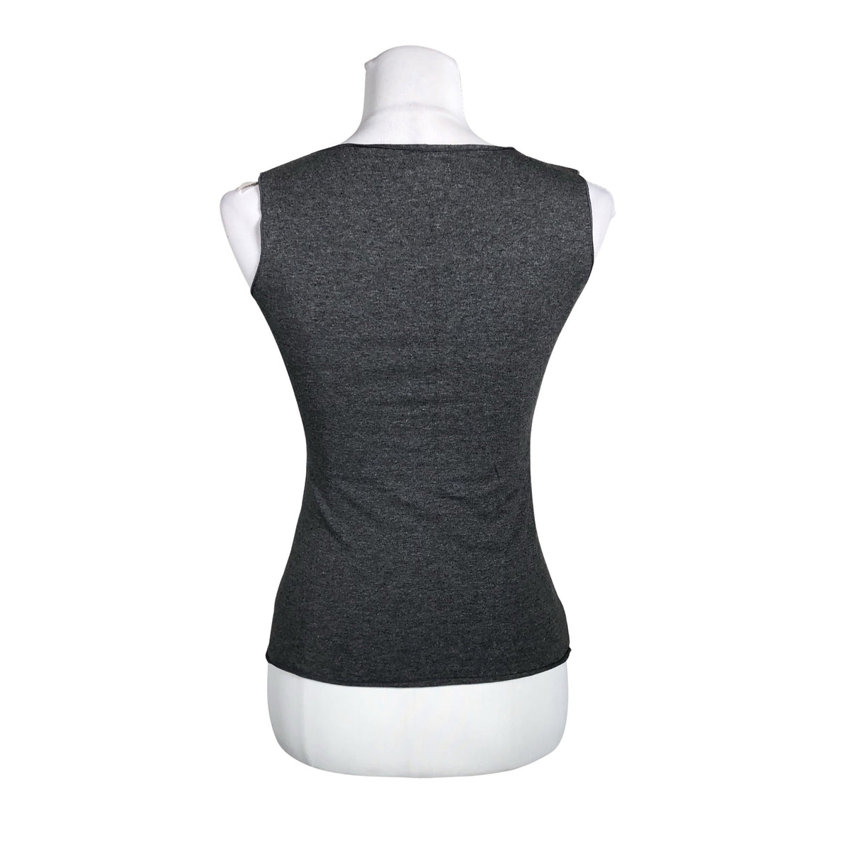 Unisex Sand - Trikotaažist topp, suurus 36 - Hall (2)