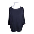 Unisex s.Oliver - Trikotaažist pluus, suurus 46 - Sinine ()