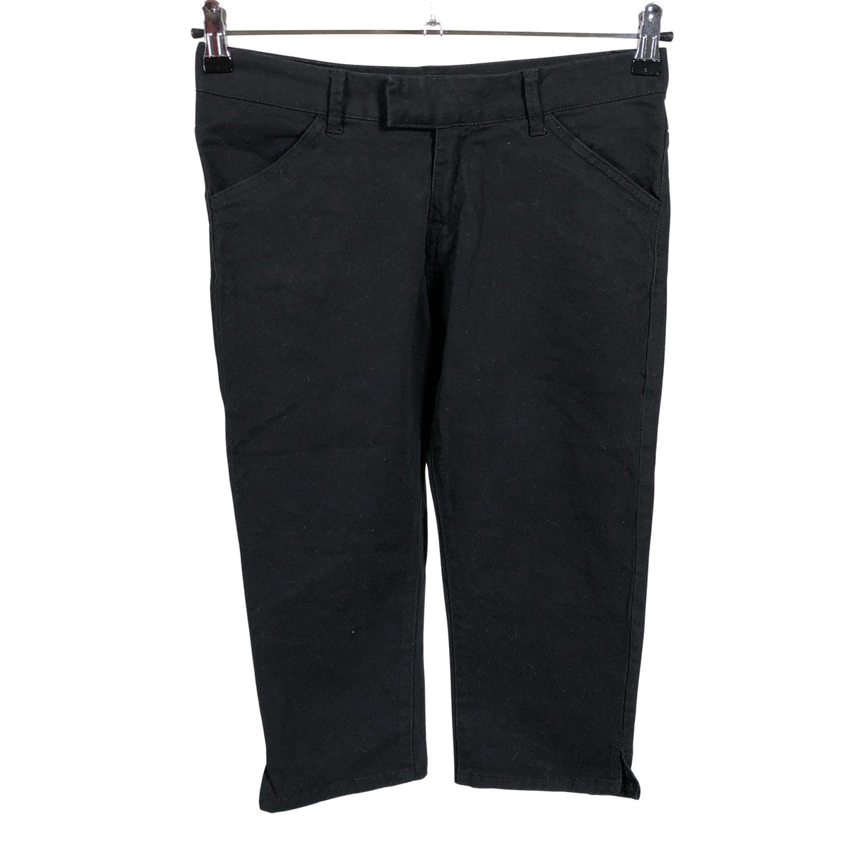 Unisex Lindex - Teksast poolpikad püksid, suurus 36 - Must (1)