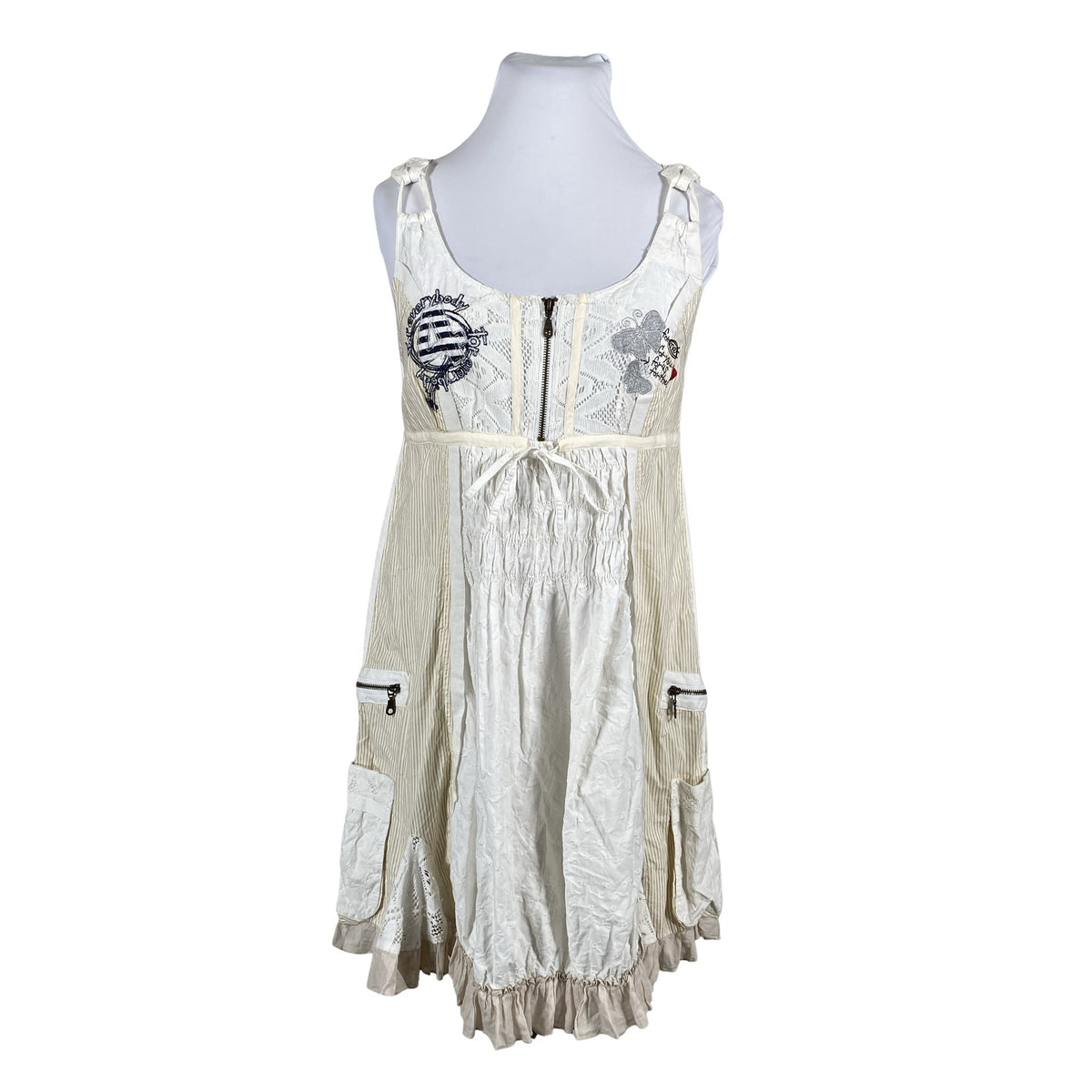 Unisex Desigual - Mitteveniv kleit, suurus 42 - Valge (1)