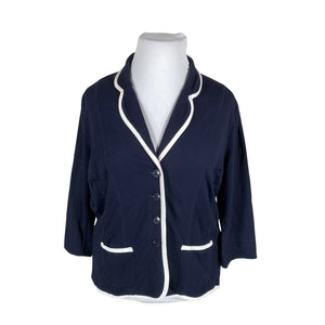 Unisex Betty Barclay - Dressikangast jakk, suurus 46 - Sinine (1)