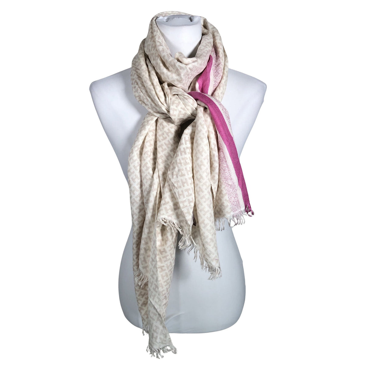 Unisex Hemisphere - Õhuke sall, suurus Maxi - Looduslik valge (1)