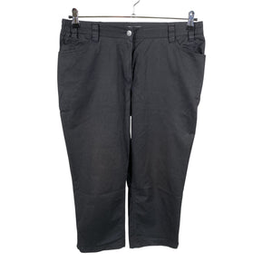 Unisex Voglia - Mittevenivad poolpikad püksid, suurus 44 - Must (1)