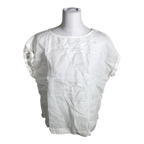 Unisex Create - Lühikeste käistega pluus, suurus 38 - Valge ()