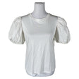 Unisex MAUD - Trikotaažist pluus, suurus 40 - Valge ()