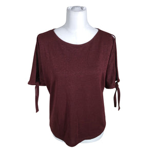 Unisex Taifun - Pidulik pluus, suurus 36 - Veinipunane (1)