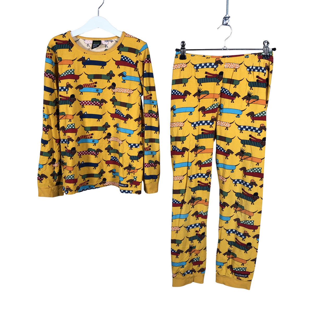 Unisex Villervalla - Ööpesu, suurus 134 - 140 - Oranž (1)