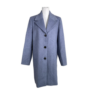 Unisex Selected - Villane mantel, suurus 40 - Helesinine (1)