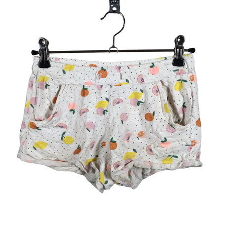 Unisex Lindex - Trikotaažist lühikesed püksid, suurus 122 - 128 - Valge ()
