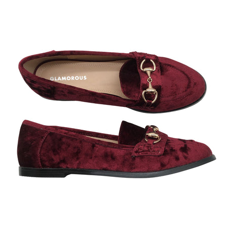 Unisex Glamorous - Mokassiinid, suurus 37 - Veinipunane ()