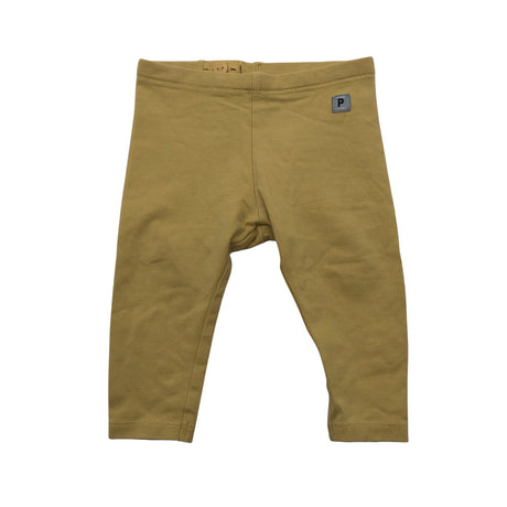 Unisex Polarn O. Pyret - Trikotaažist püksid, suurus 62 - 68 - Kollane ()