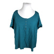 Unisex Monsoon - Lühikeste käistega pluus, suurus 46 - Sinine ()