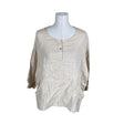 Unisex Puro Lino - Pluus, suurus 38 - Beige ()