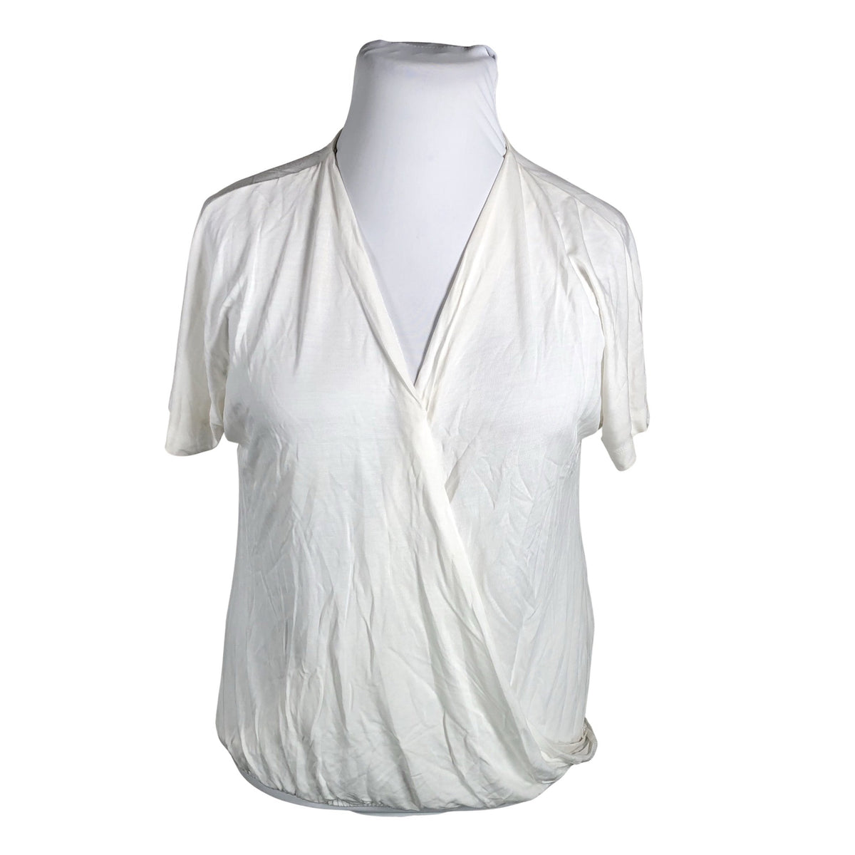 Unisex Esprit - Trikotaažist pluus, suurus 42 - Valge (1)