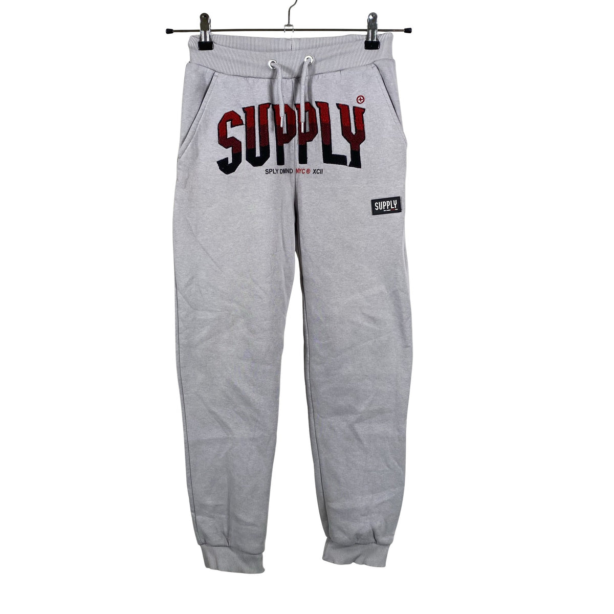 Unisex Supply & Demand - Dressikangast püksid, suurus 152 - 158 - Hall (1)