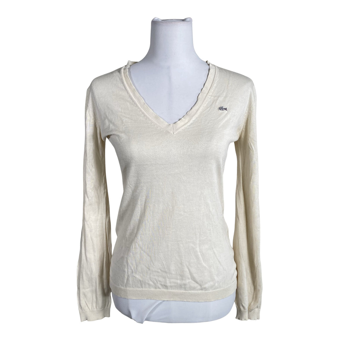 Unisex Lacoste - Kampsun, suurus 36 - Looduslik valge (1)