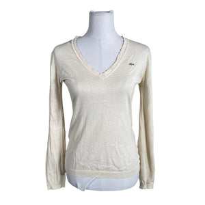 Unisex Lacoste - Kampsun, suurus 36 - Looduslik valge (1)