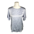 Unisex Sand - Lühikeste käistega pluus, suurus 34 - Helesinine ()