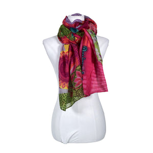 Unisex Desigual - Õhuke sall, suurus Maxi - Roosa (1)