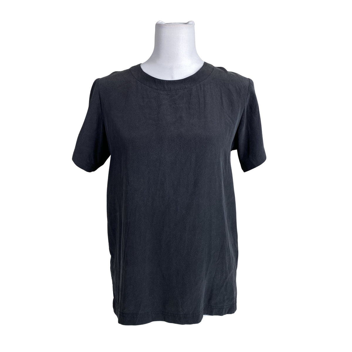 Unisex Järvi Muoti - Lühikeste käistega pluus, suurus 36 - Hall (1)