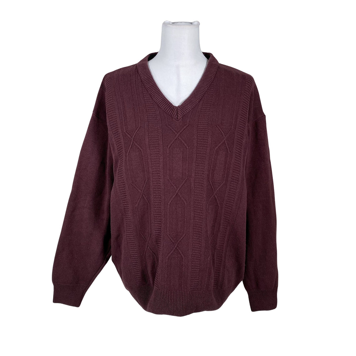 Unisex Brenda - Kampsun, suurus 40 - Veinipunane (1)