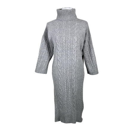 Unisex Massimo Dutti - Kootud kleit, suurus 38 - Hall ()