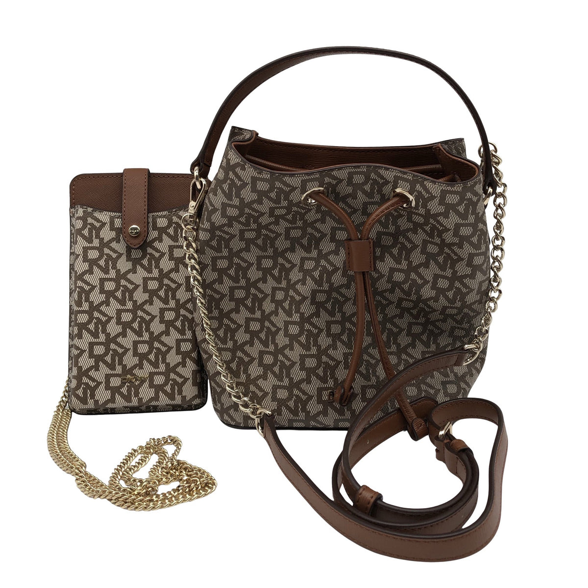 Unisex DKNY - Käekott, suurus Mini - Pruun (1)