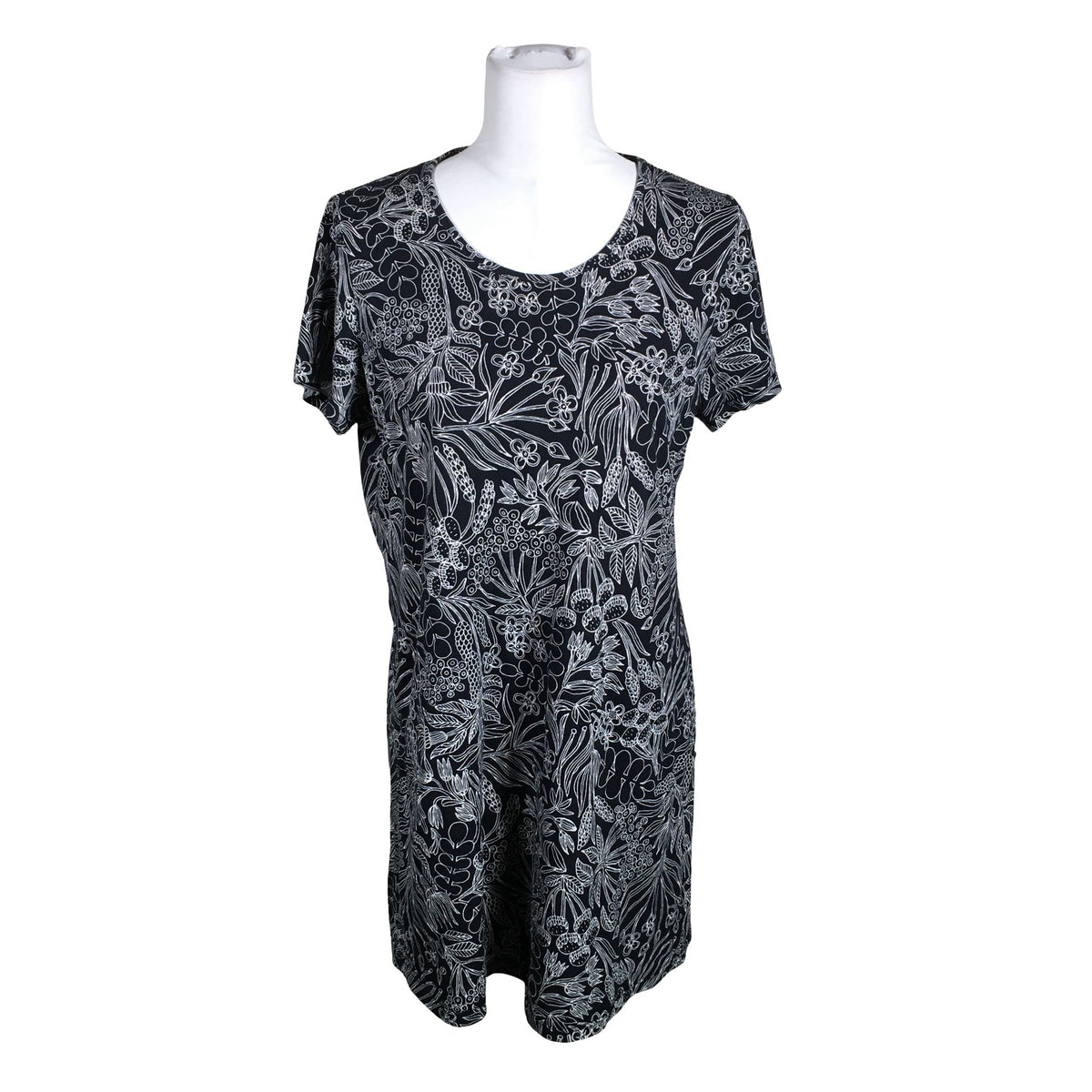 Unisex Nanso - Trikotaažist kleit, suurus 38 - Must (1)