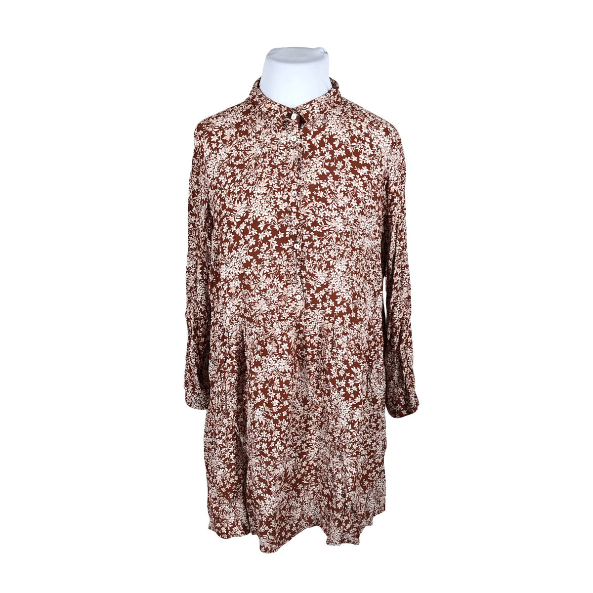 Unisex Zizzi - Mitteveniv kleit, suurus 48 - Pruun (1)