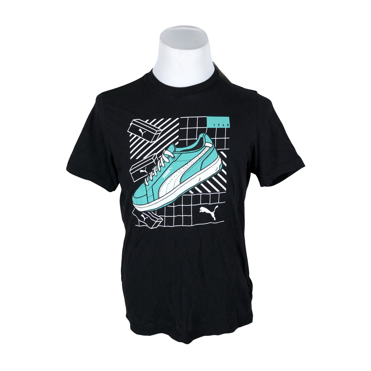 Unisex Puma - T-särk, suurus M - Must (1)