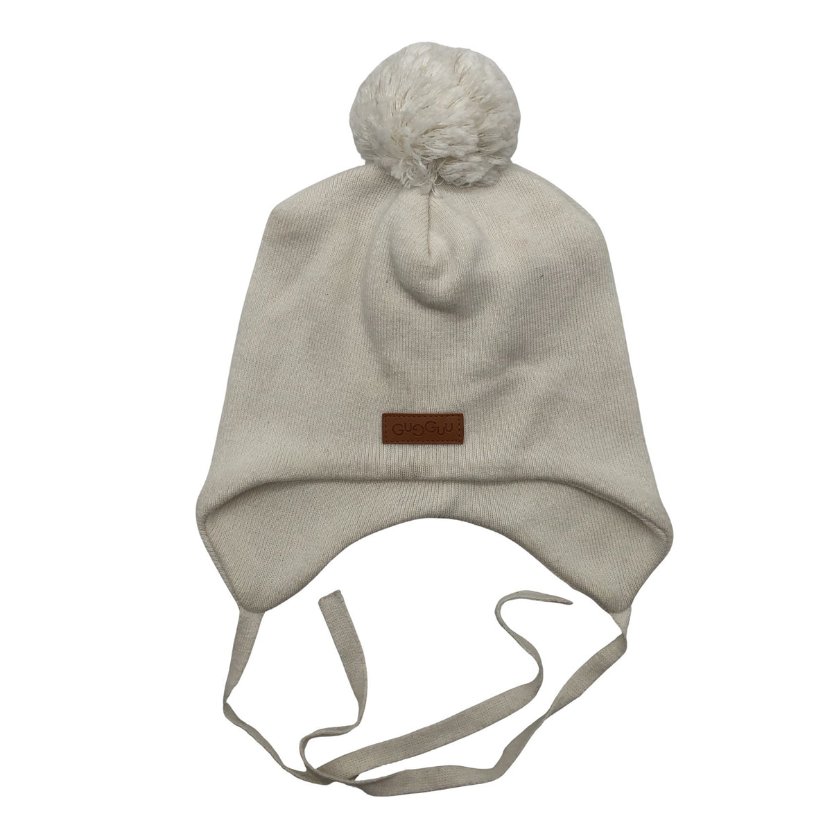 Unisex Gugguu - Kevad-sügisene müts, suurus 48 - 50 cm - Valge (1)