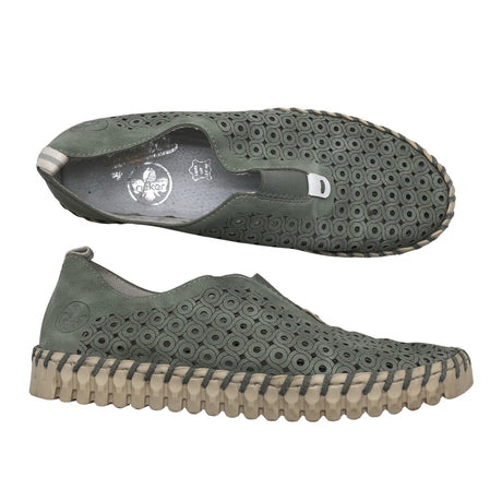 Unisex Rieker - Mokassiinid, suurus 38 - Roheline ()