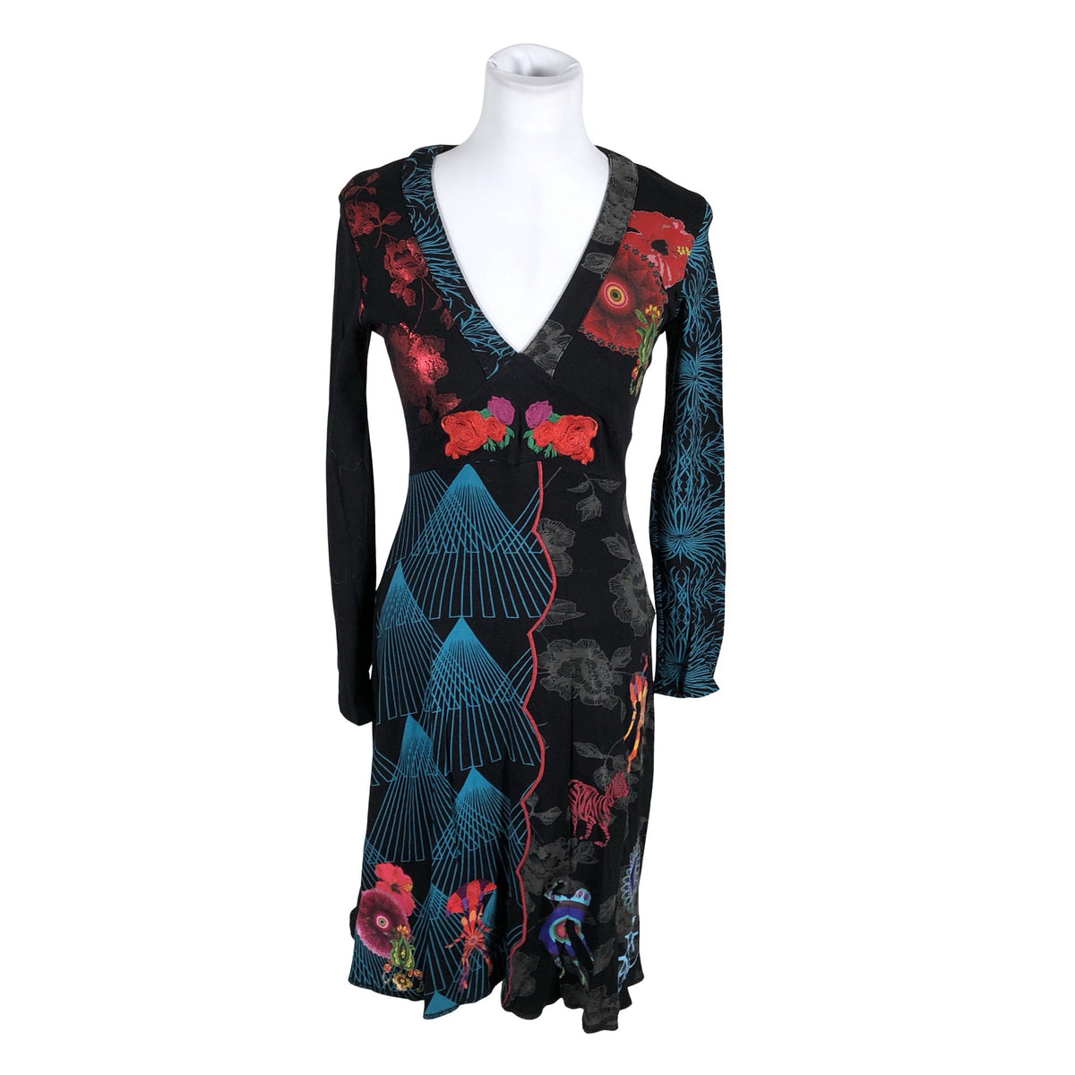 Unisex Desigual - Trikotaažist kleit, suurus 38 - Must (1)