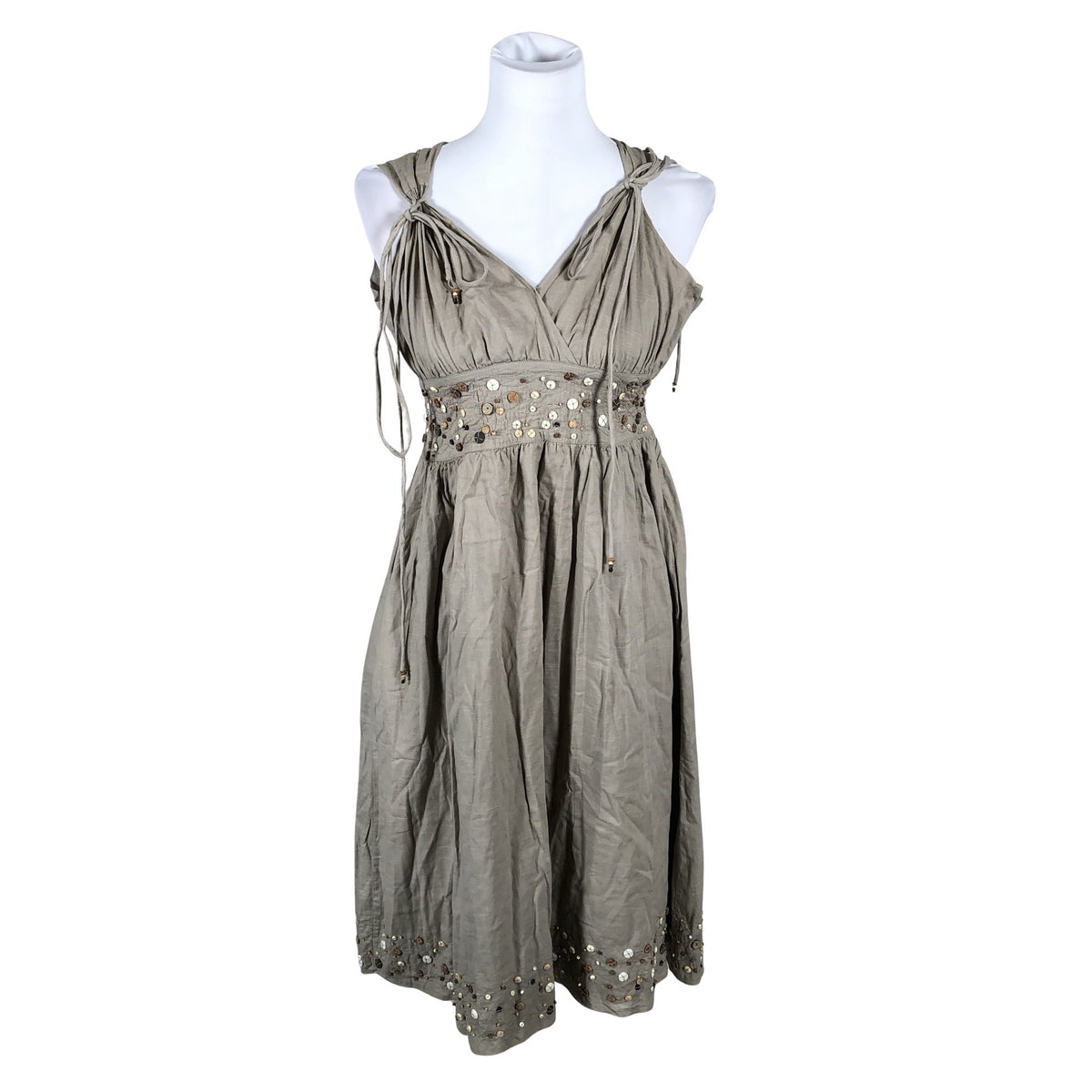 Unisex Kookai - Mitteveniv kleit, suurus 38 - Beige (1)