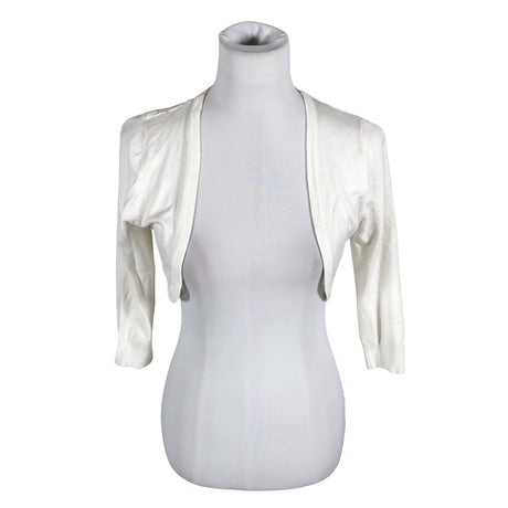 Unisex S.T.I - Kootud boolero, suurus 38 - Valge ()