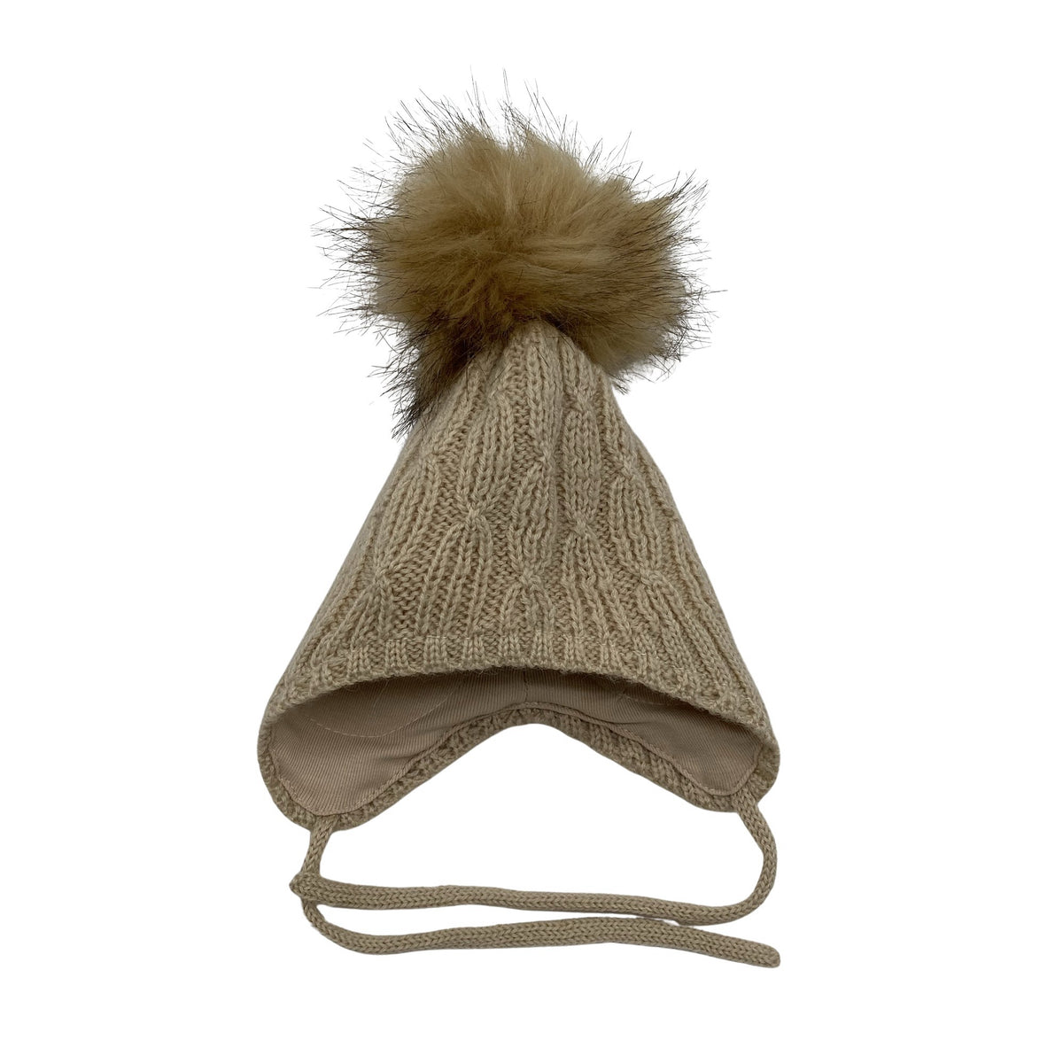 Unisex Name It - Talvemüts, suurus 34 - 36 cm - Beige (1)