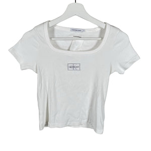 Unisex Calvin Klein Jeans - T-särk, suurus 158 - 164 - Valge (1)