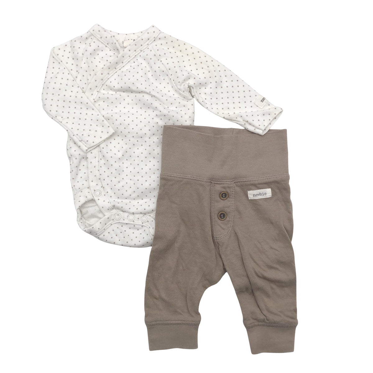 Unisex Newbie - Bodi, suurus 50 - 56 - Valge (1)