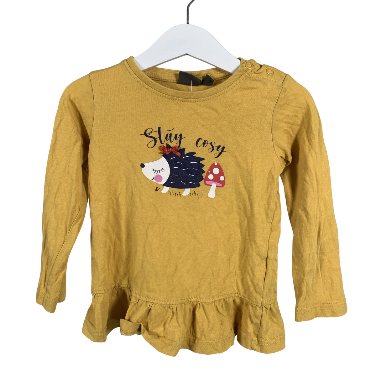 Unisex Kitzberg - Trikotaažist pluus, suurus 80 - 86 - Kollane (1)
