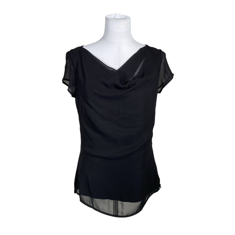 Unisex s.Oliver - Lühikeste käistega pluus, suurus 36 - Must ()