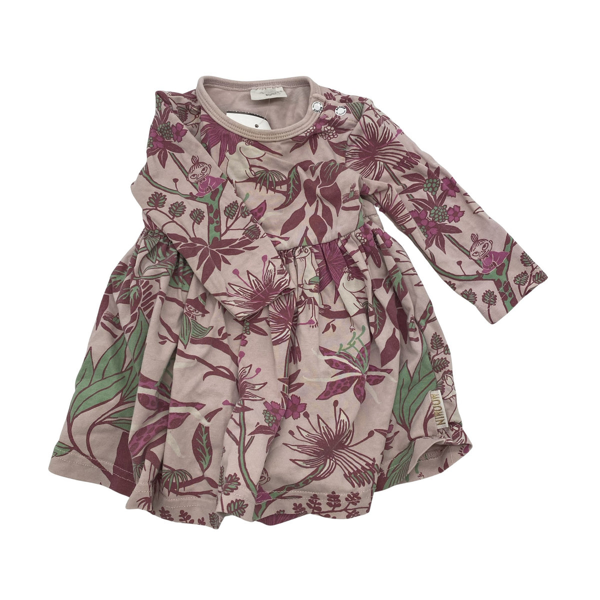Unisex Moomin by Martinex - Bodi, suurus 62 - 68 - Heleroosa (1)